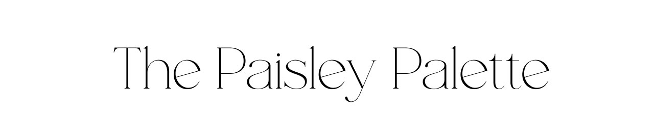 THE PAISLEY PALETTE