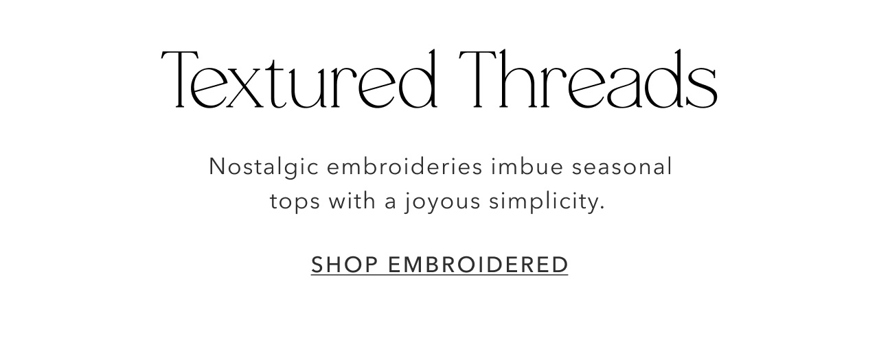 SHOP EMBROIDERED