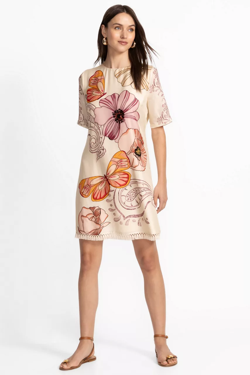 DAISEE FRINGE MINI DRESS