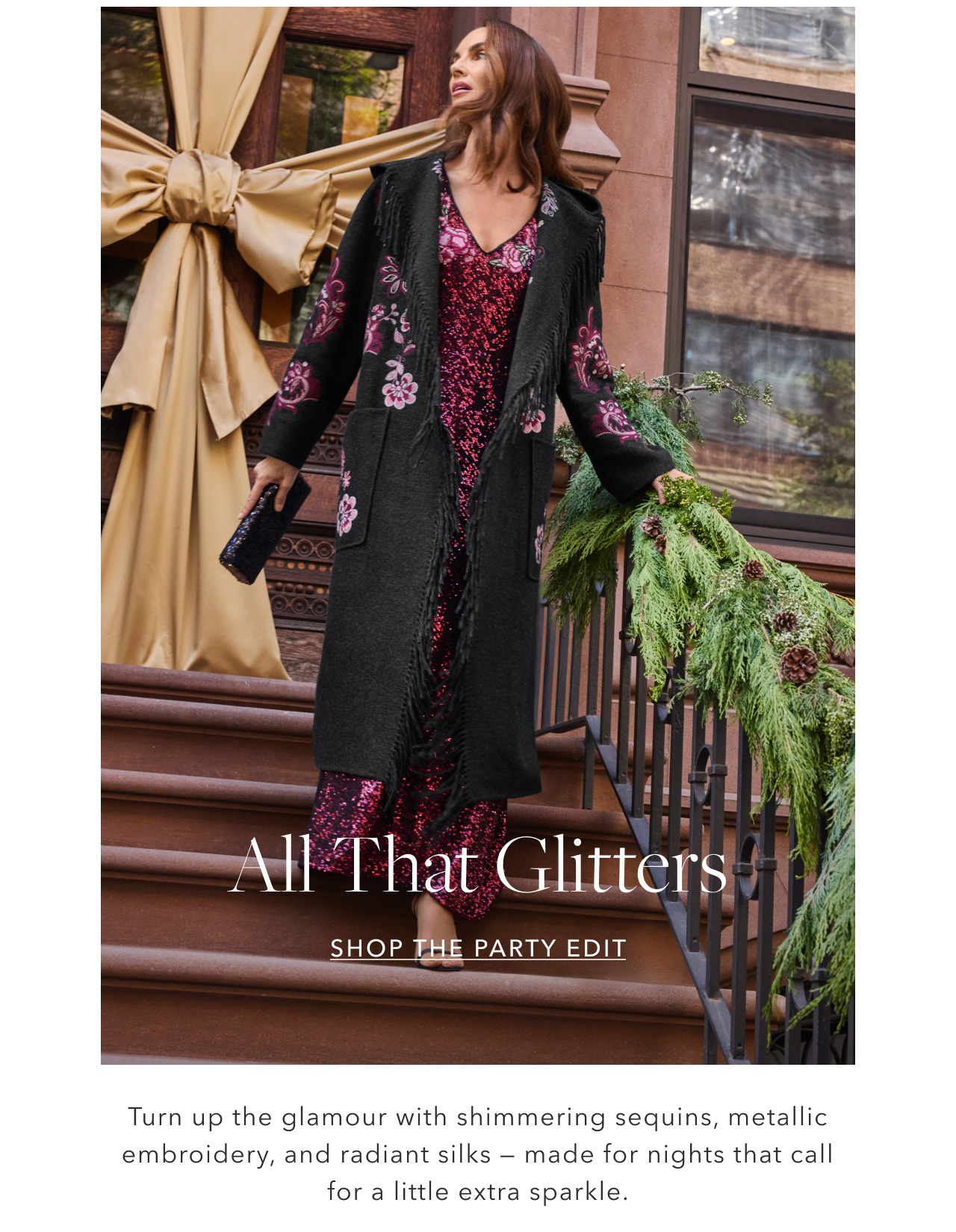 ALL THAT GLITTERS SHOP THE PARTY EDIT