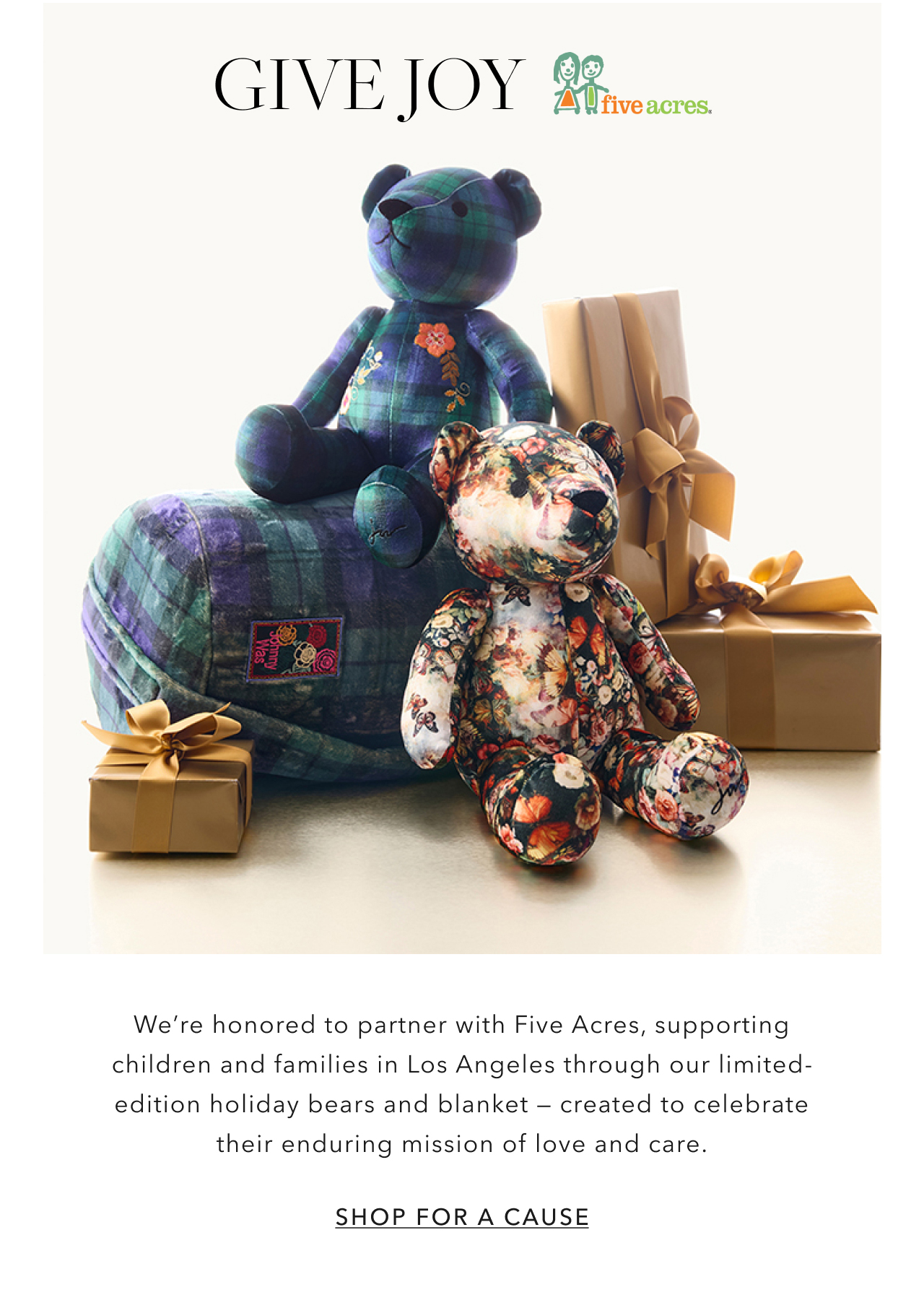 SHOP FOR A CAUSE