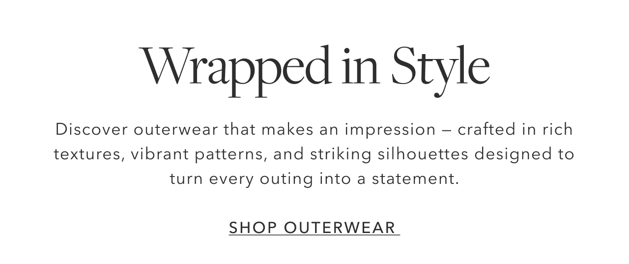SHOP OUTERWEAR