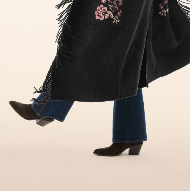 CHELLI FRINGE COAT