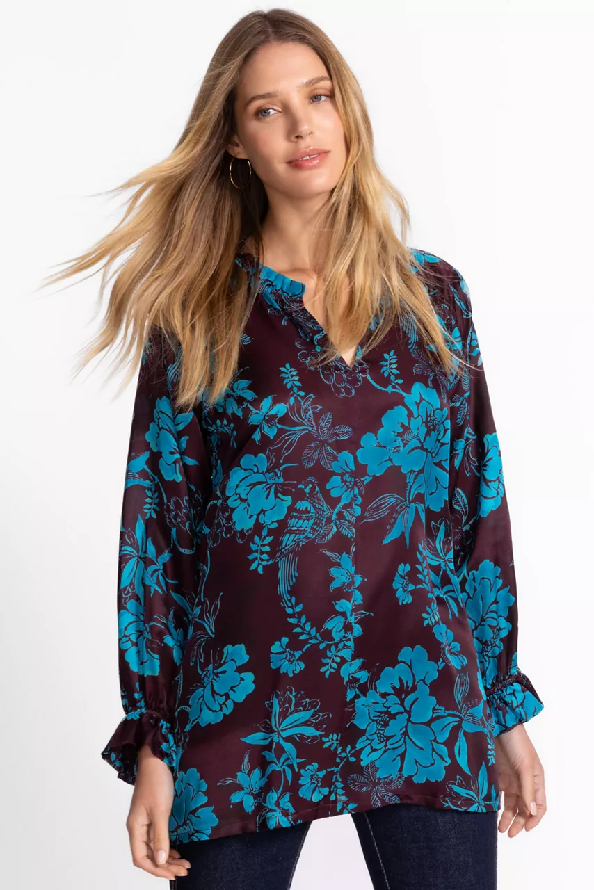 RUFFLE FIELD TUNIC