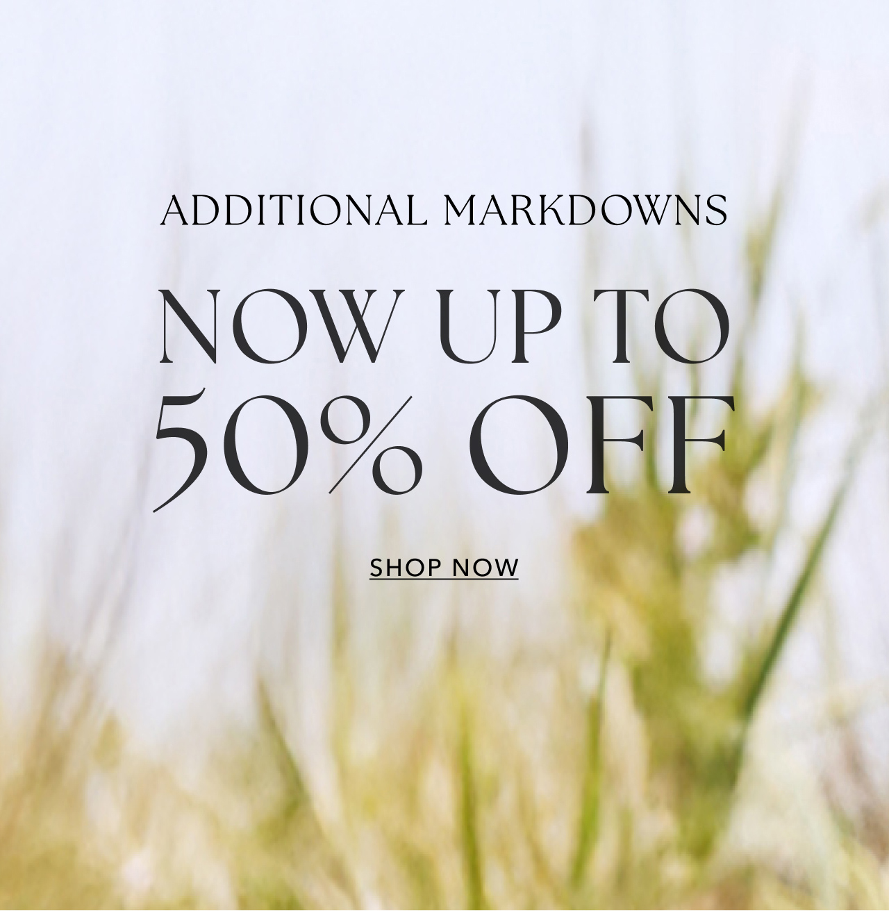 ADDITIONAL MARKDOWNS