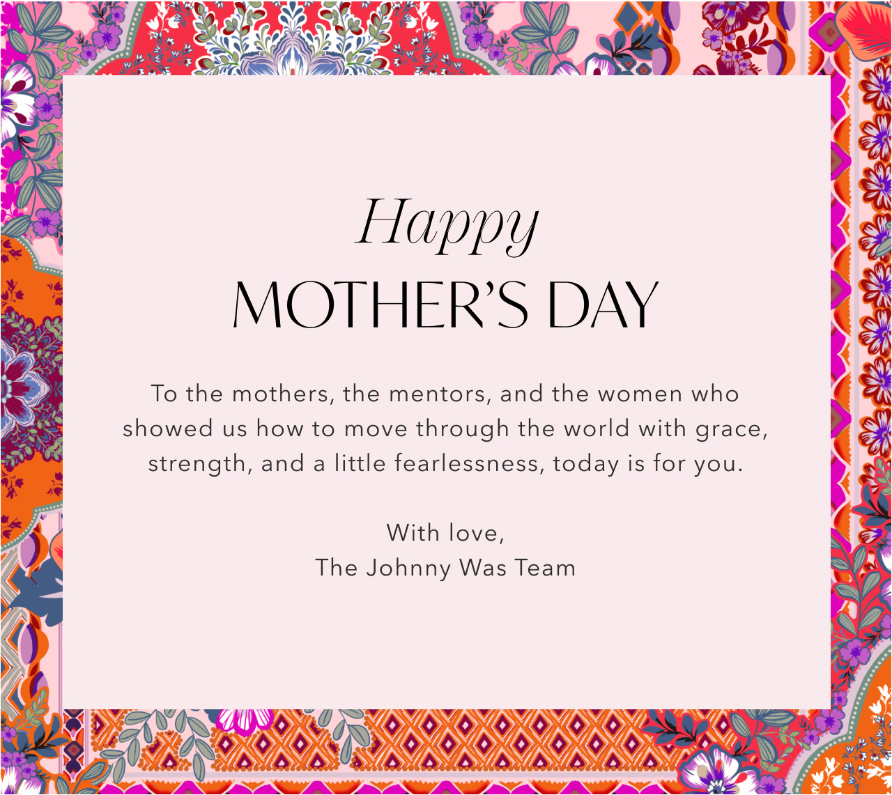 HAPPY MOTHER'S DAY