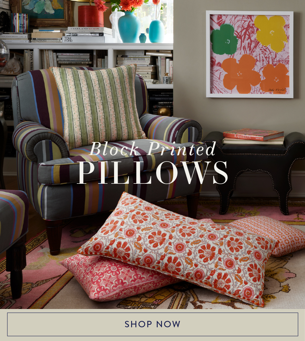 Shop Block Printed Pillows
