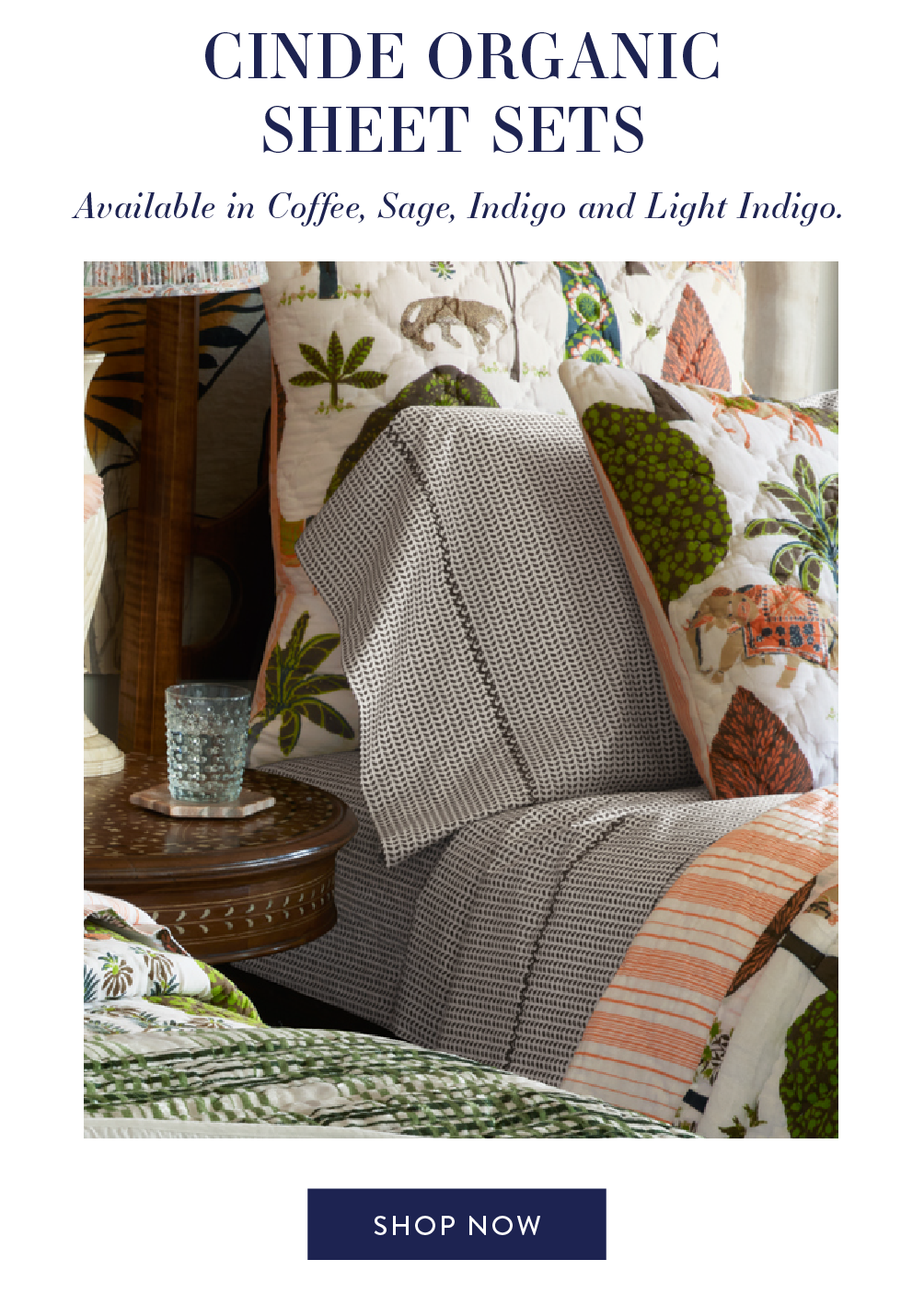 Cinde Organic Sheet Sets