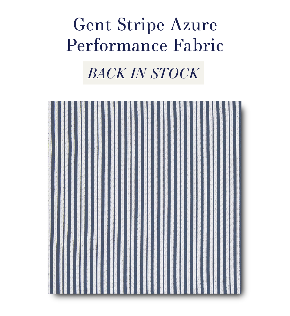Gent Stripe Azure Performance Fabric