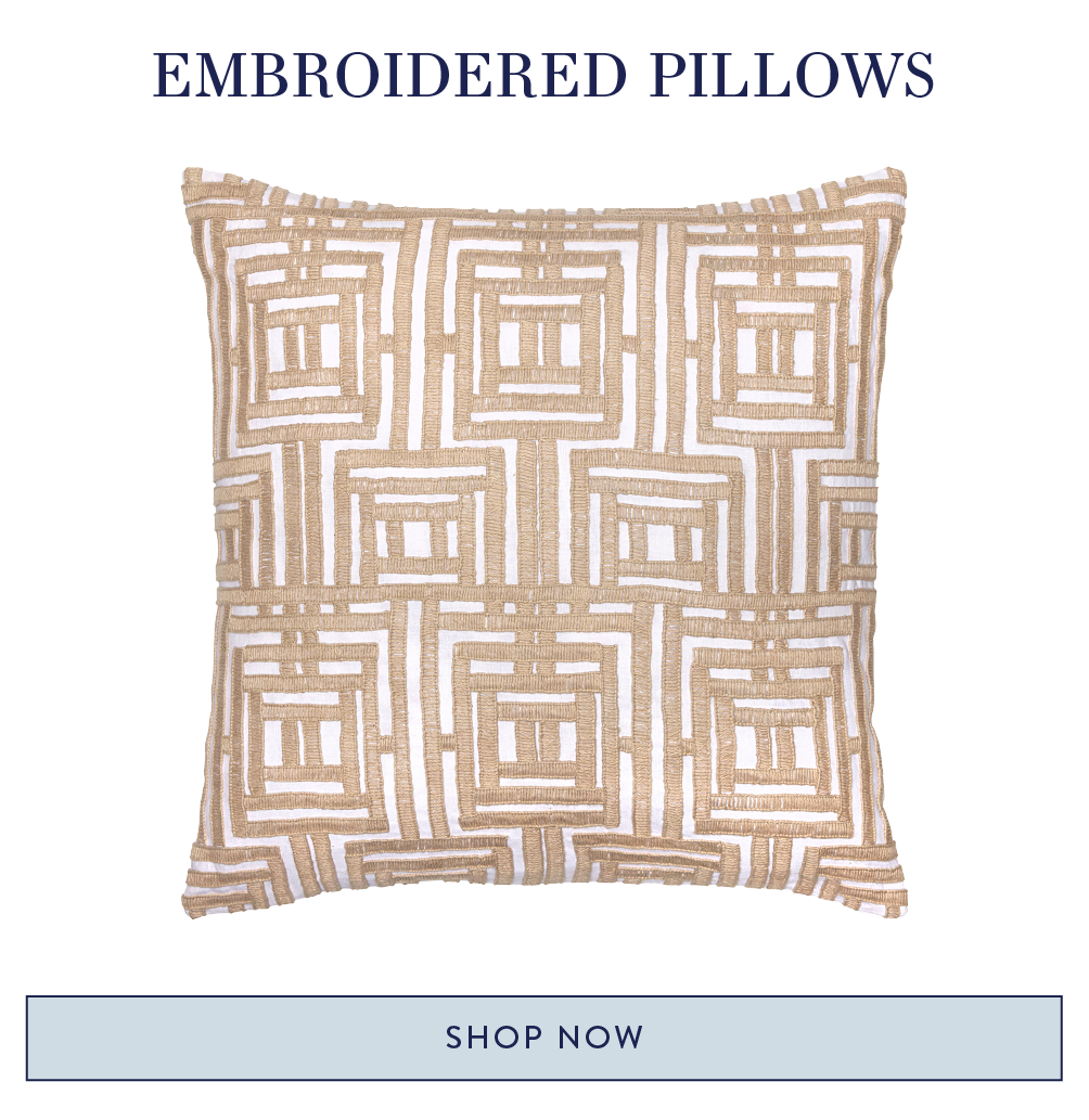 Embroidered Pillows