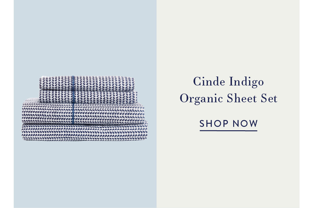 Cinde Indigo Organic Sheet Set