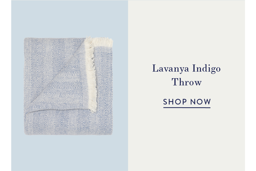 Lavanya Indigo Throw