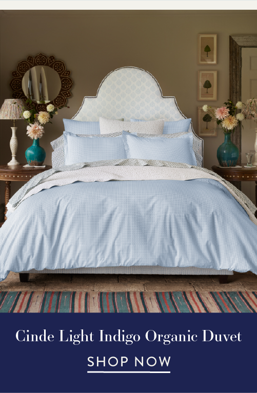 Cinde Light Indigo Organic Duvet
