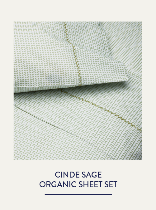 Cinde Sage Organic Sheet Set