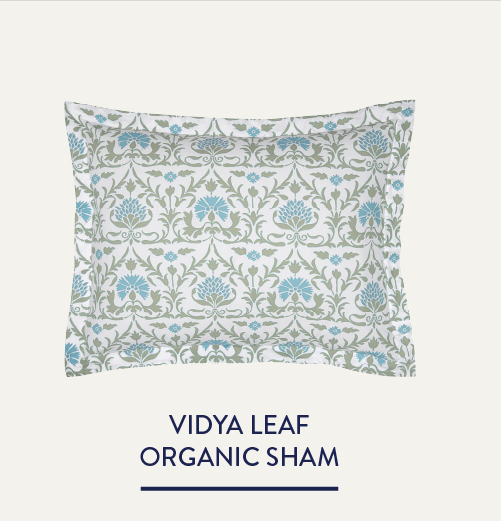 Vidya Leaf Organic Sham