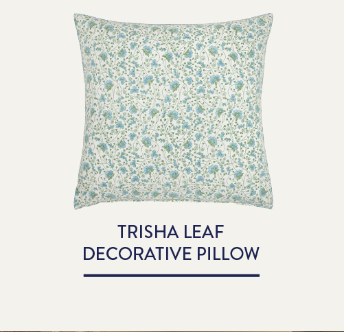 Trisha Leaf Decorative Pillow