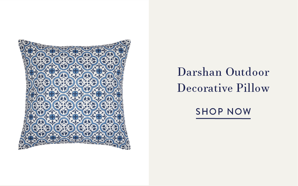 Darshan Outdoor Decorative Pillow