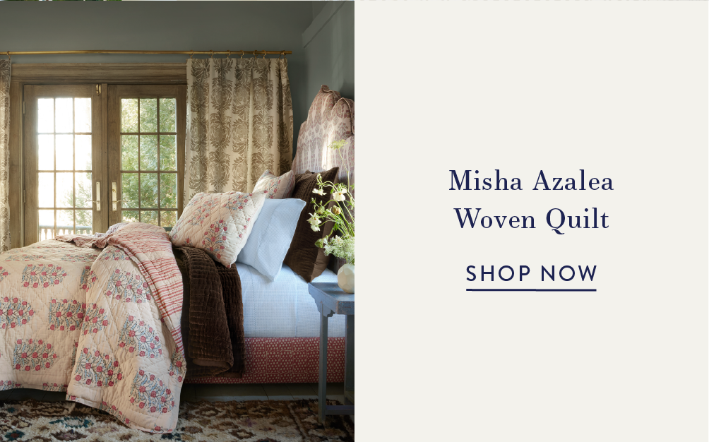 Misha Azalea Woven Quilt
