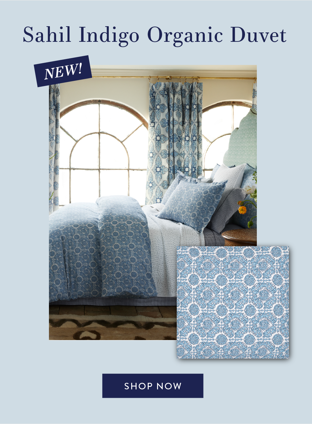 Sahil Indigo Organic Duvet