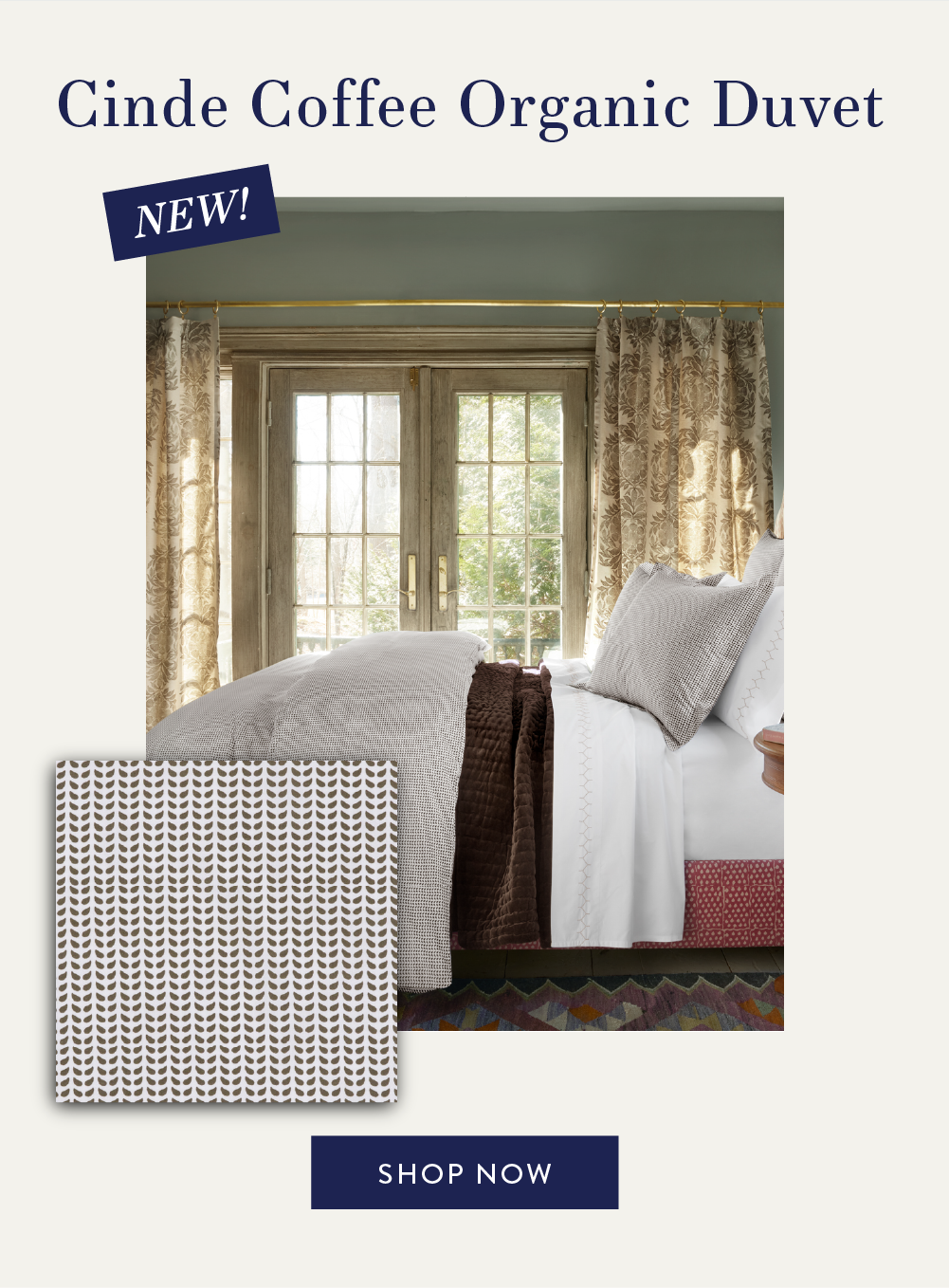 Cinde Coffee Organic Duvet