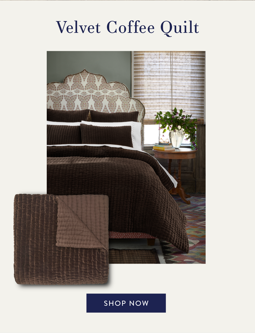 Velvet Coffee Quilt