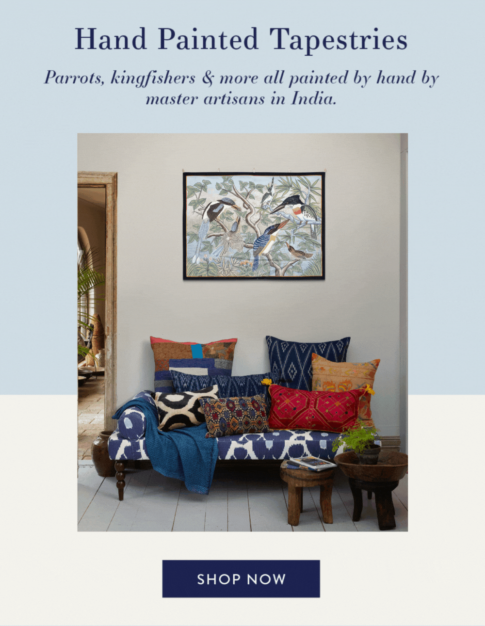 Hand Painted Tapestries
