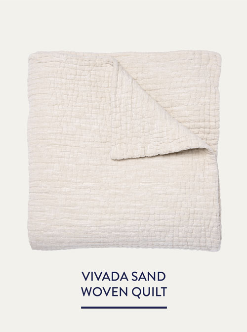 Vivada Sand Woven Quilt