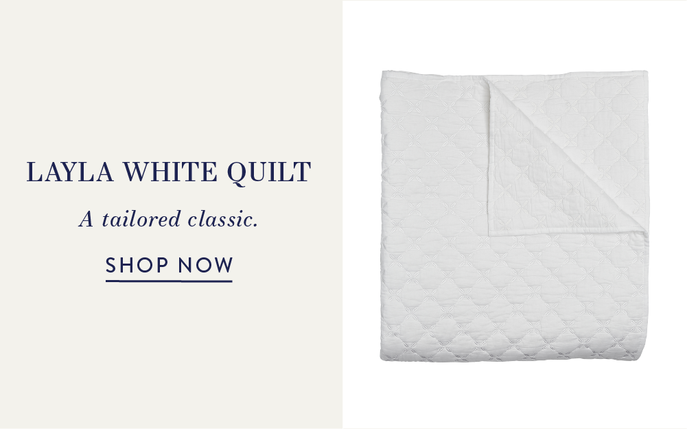 Layla White Quilt
