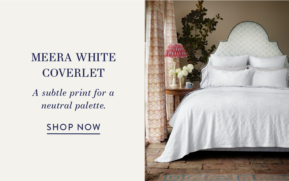 Meera White Coverlet