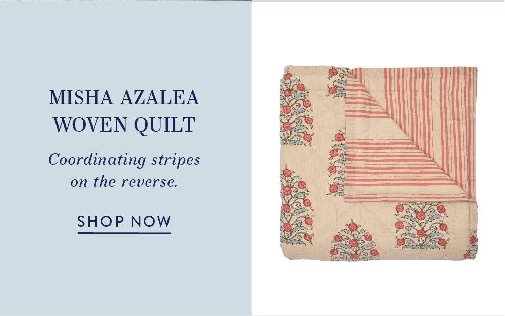 Misha Azalea Woven Quilt