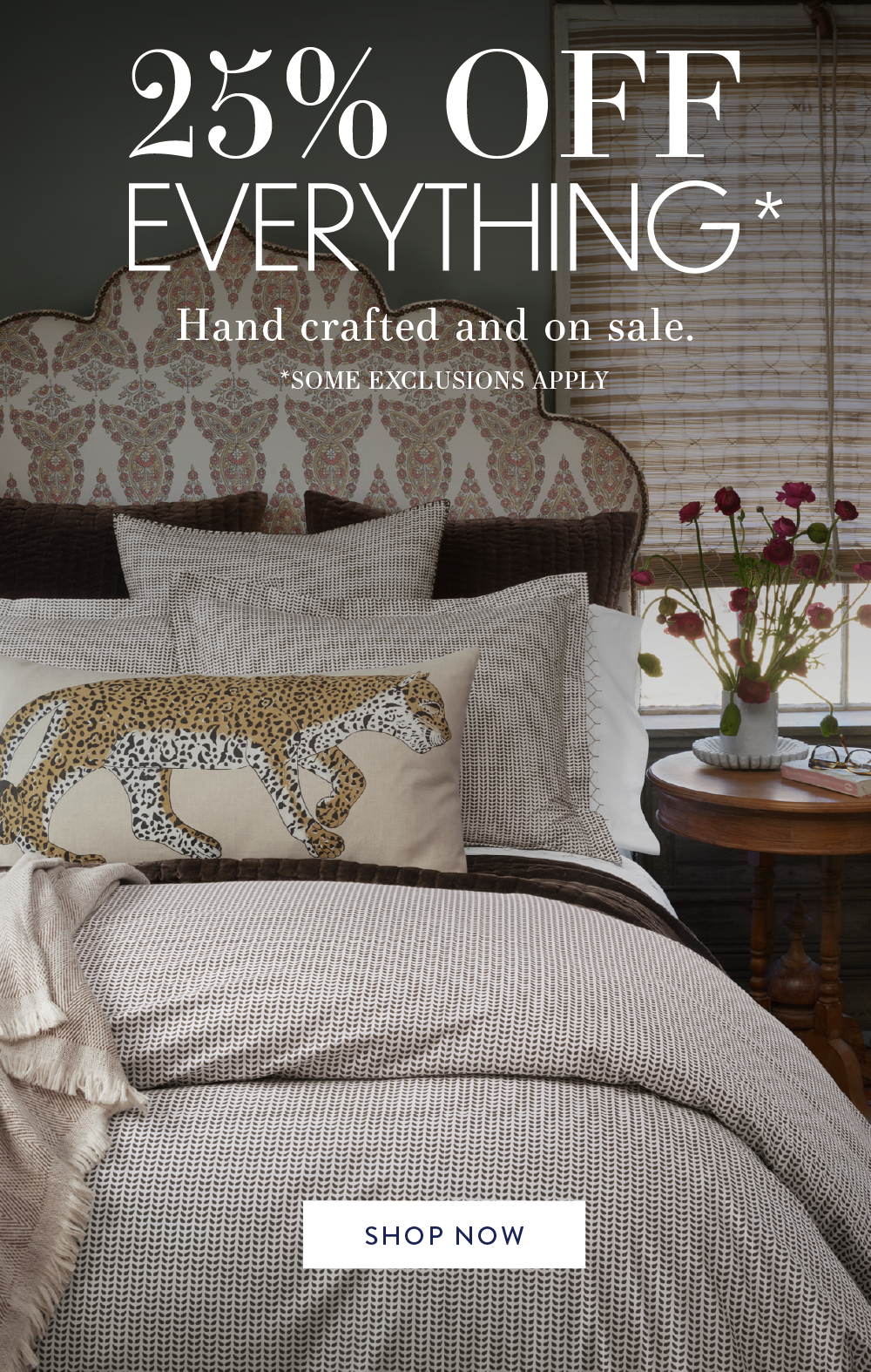 Hand crafted and on sale.