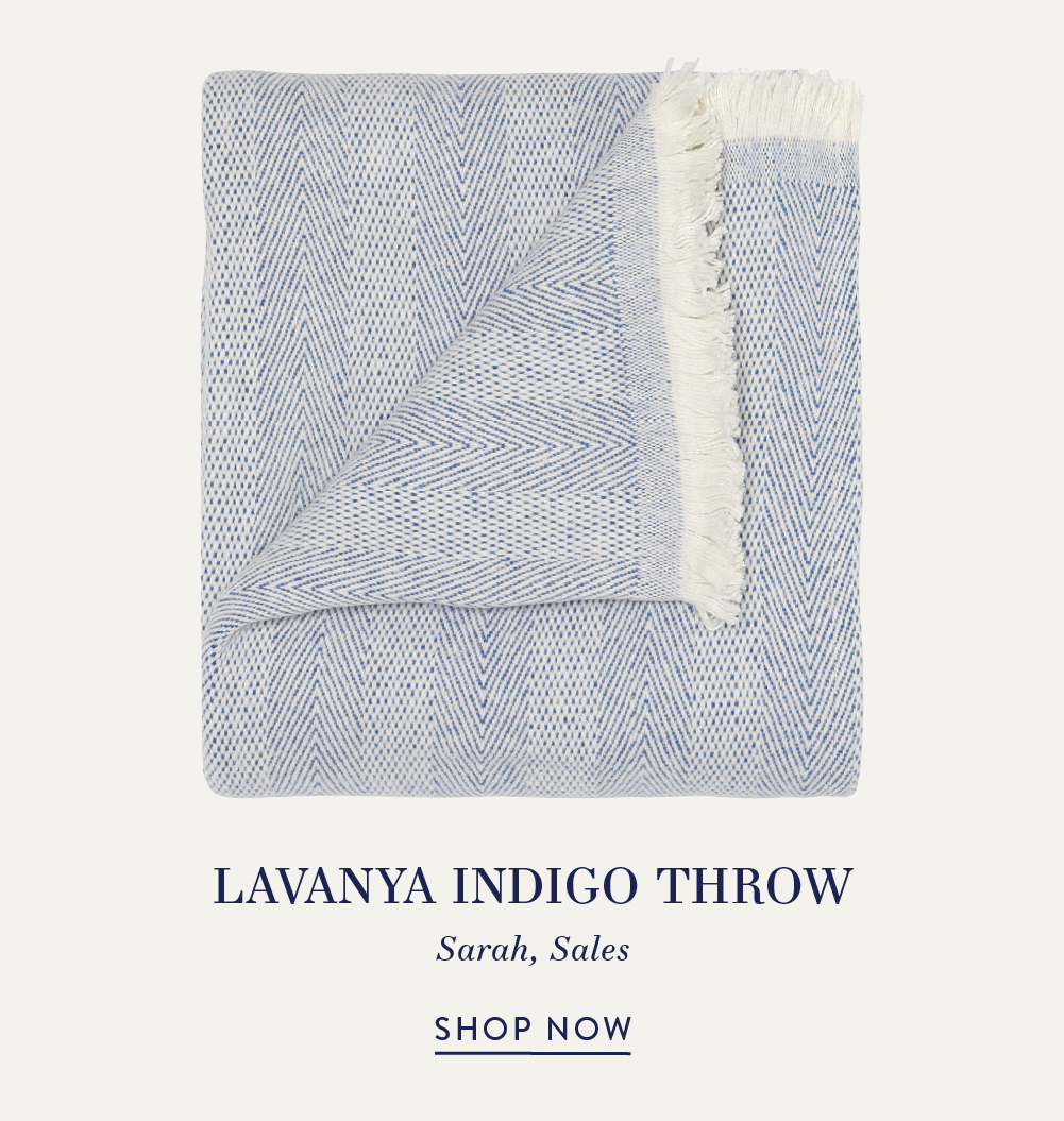 Lavanya Indigo Throw