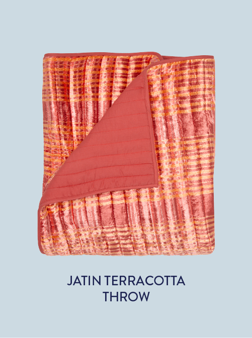 Jatin Terracotta Throw