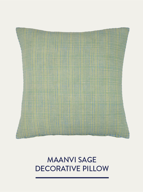 Maanvi Sage Decorative Pillow