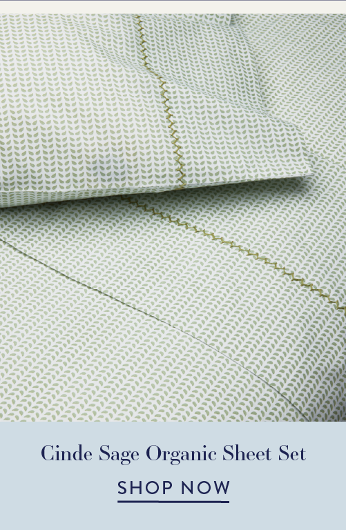 Cinde Sage Organic Sheet Set