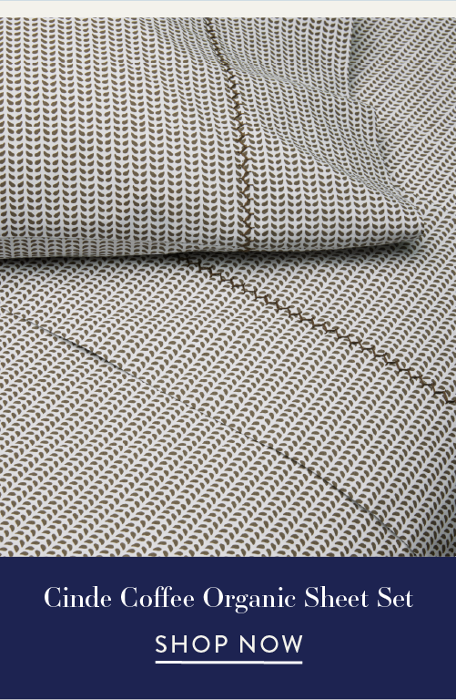Cinde Coffee Organic Sheet Set