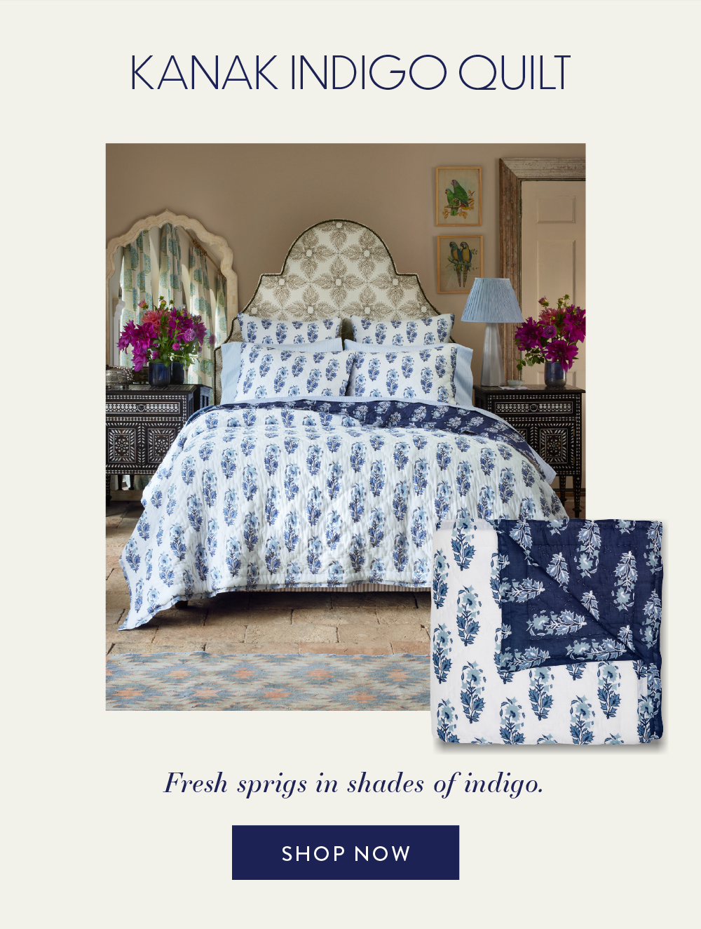 Kanak Indigo Quilt