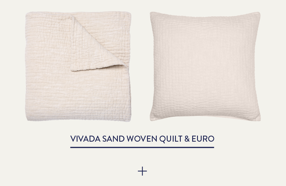 Vivada Sand Woven Quilt