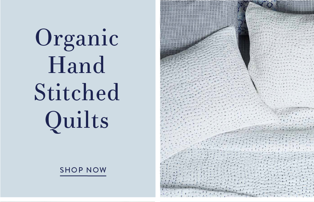 Organic Hand Stitched Quilts