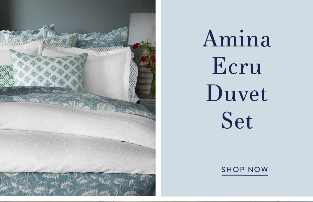 Amina Ecru Duvet Set