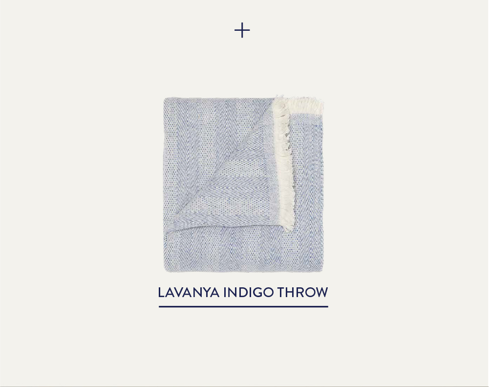  Lavanya Indigo Throw