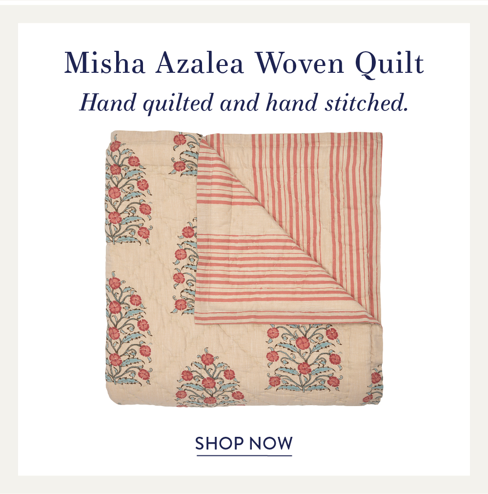 Misha Azalea Woven Quilt