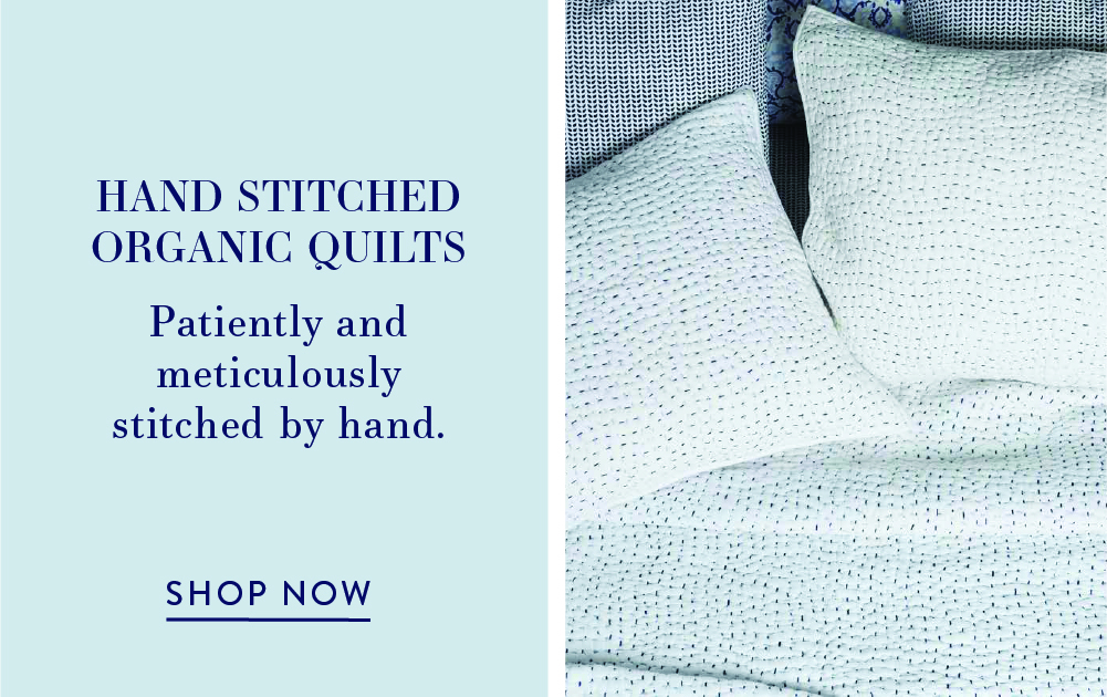 Hand Stitched Organic Quilts