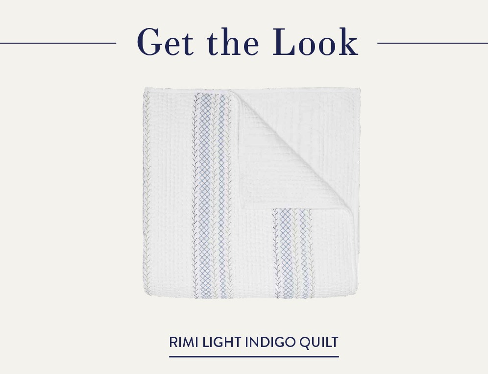 Rimi Light Indigo Quilt