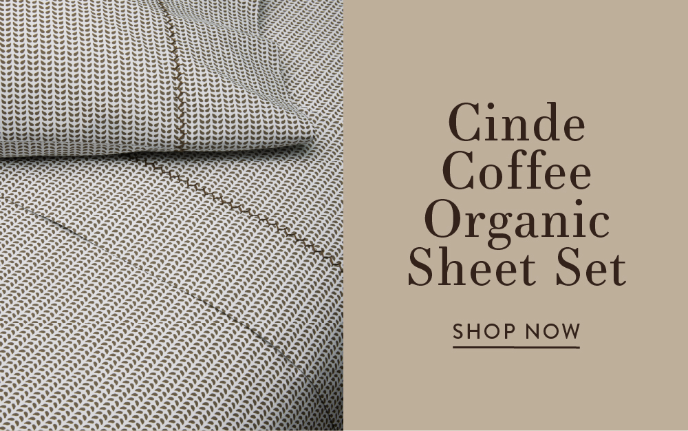 Cinde Coffee Organic Sheet Set