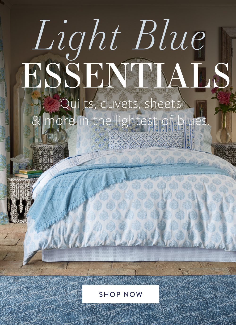 Mali Light Indigo Duvet 