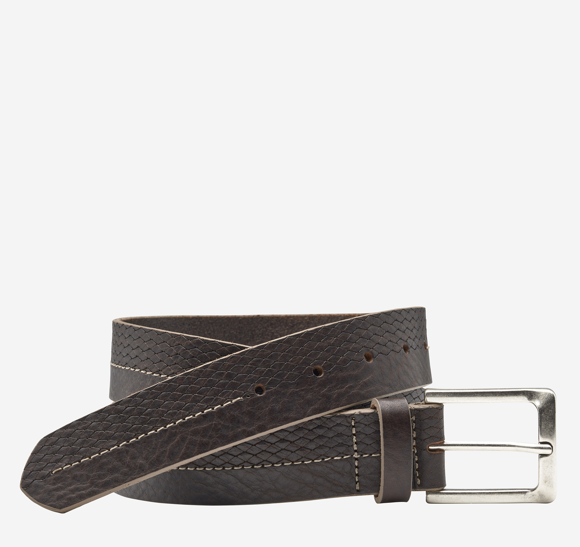 Image: Basketweave Embossed Belt