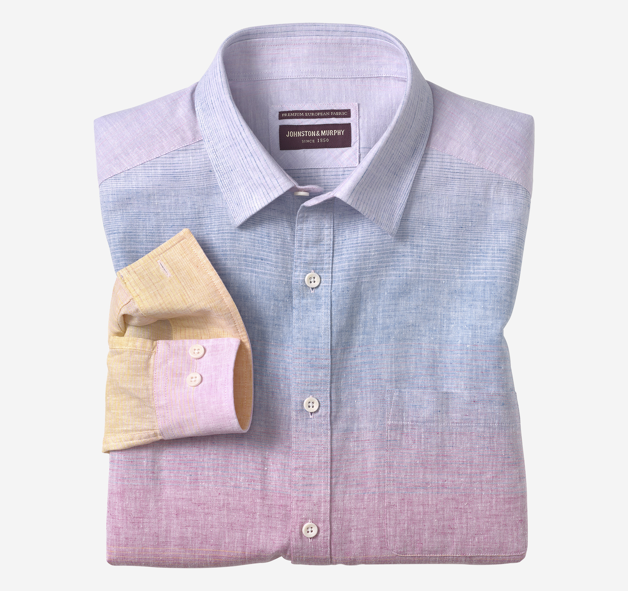 Washed Linen-Blend Shirt