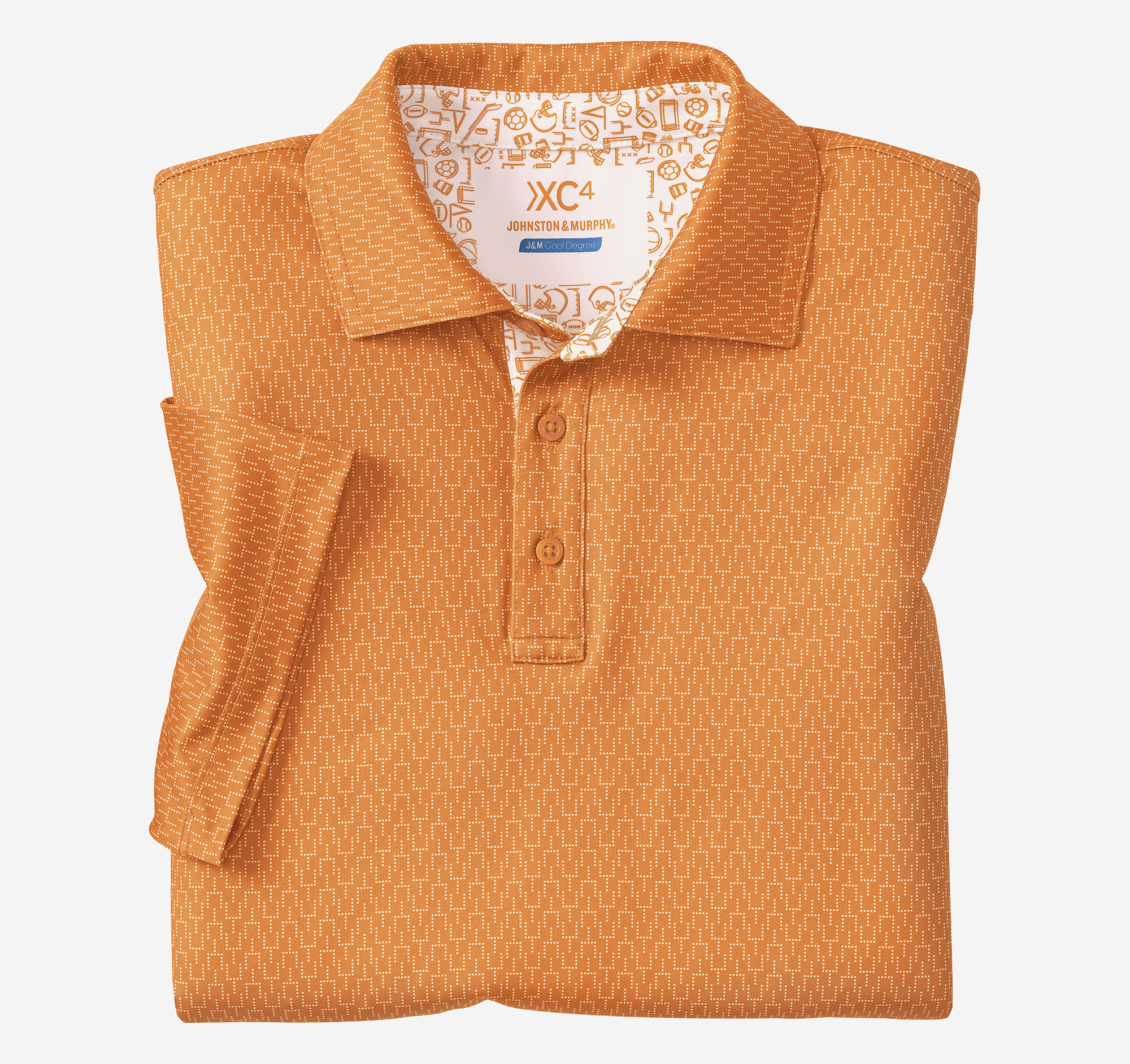 Game Day XC4® Goal Post Print Polo