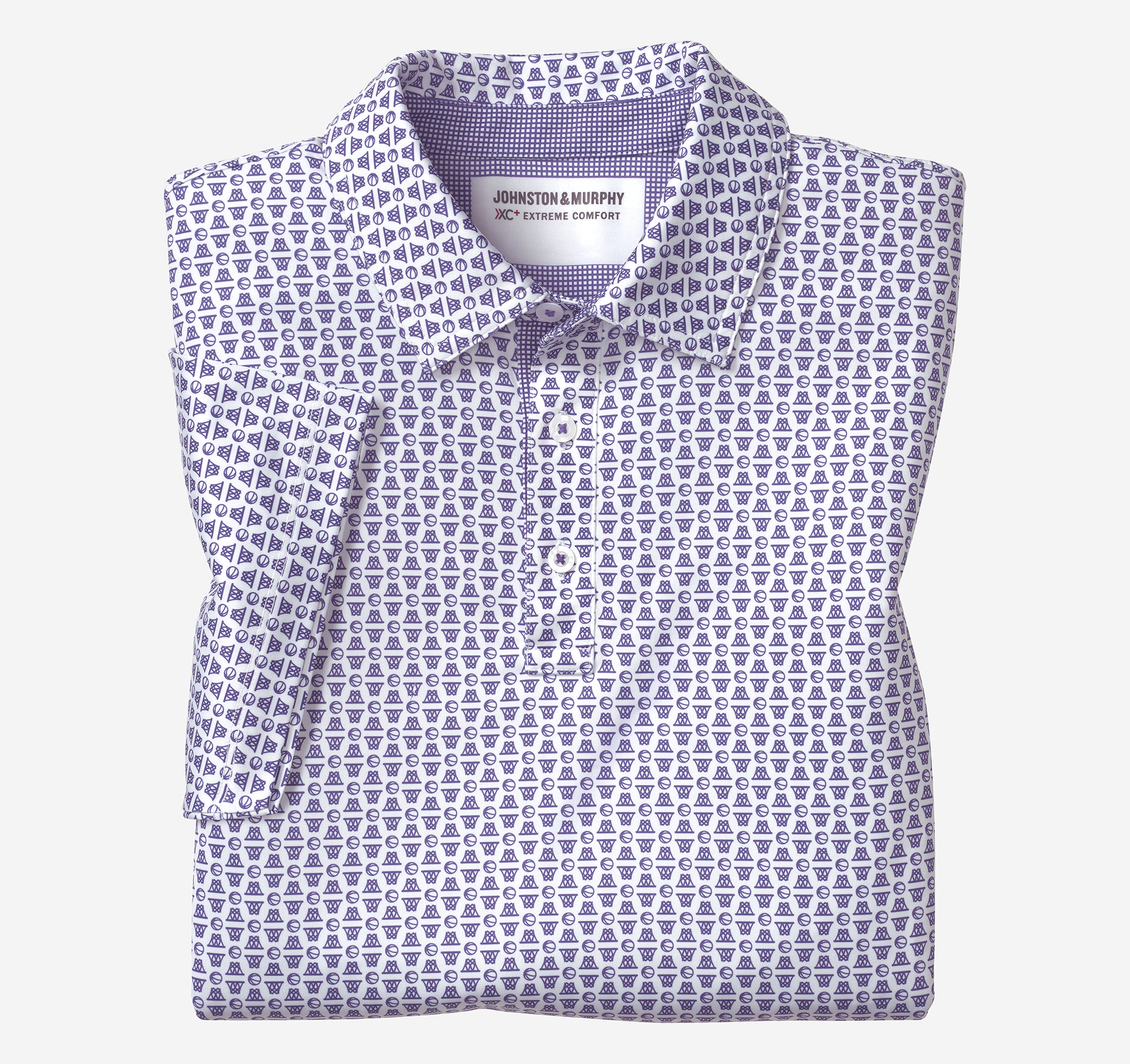 Game Day XC+™ Basketball Print Polo